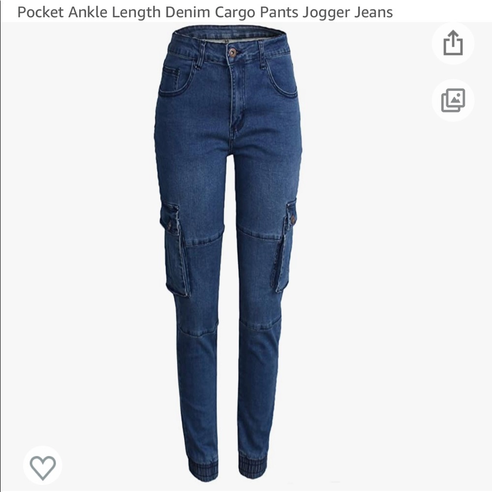 🆕Denim Cargo Jogger Jeans